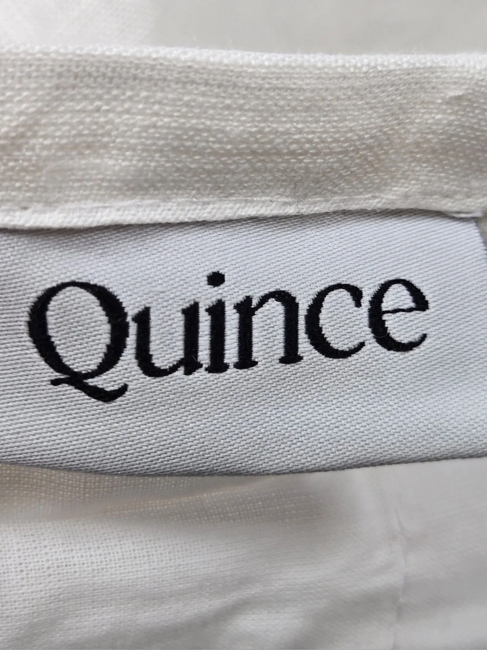 NWT QUINCE Set Of 2 48x84 European Linen Curtains White 0494